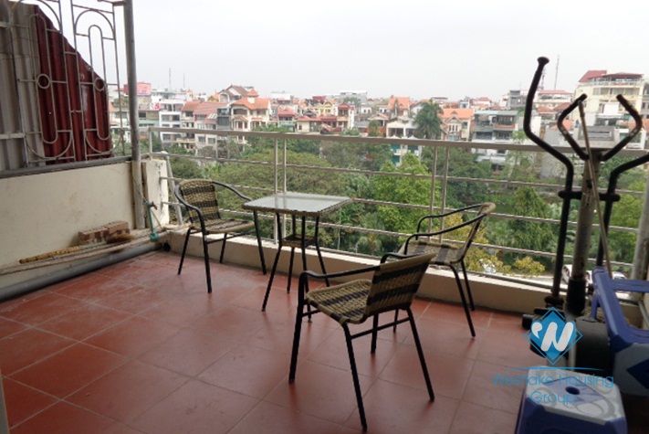 High floor with 2 bedrooms apartment for rent in Tay Ho area.